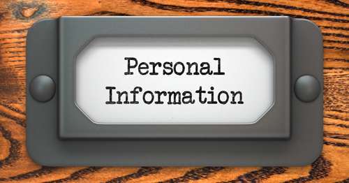 File Drawer Personal Information